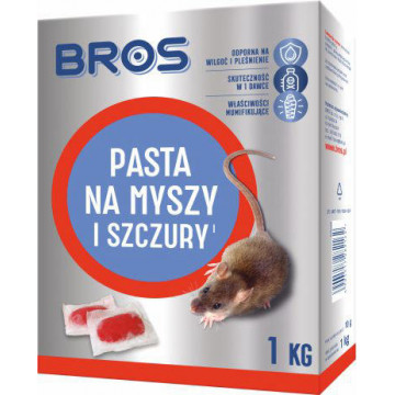 Pasta na myszy i szczury, 1 kg - Bros