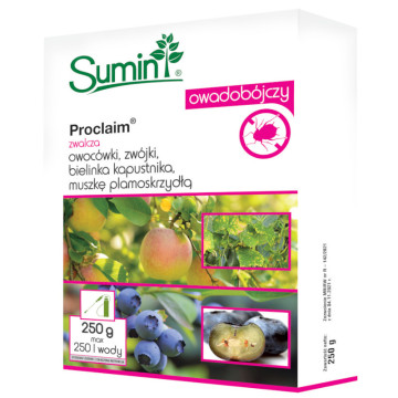 Preparat na zwójki, owocówkę jabłkóweczkę oraz inne gąsienice Proclaim, 250g - Sumin